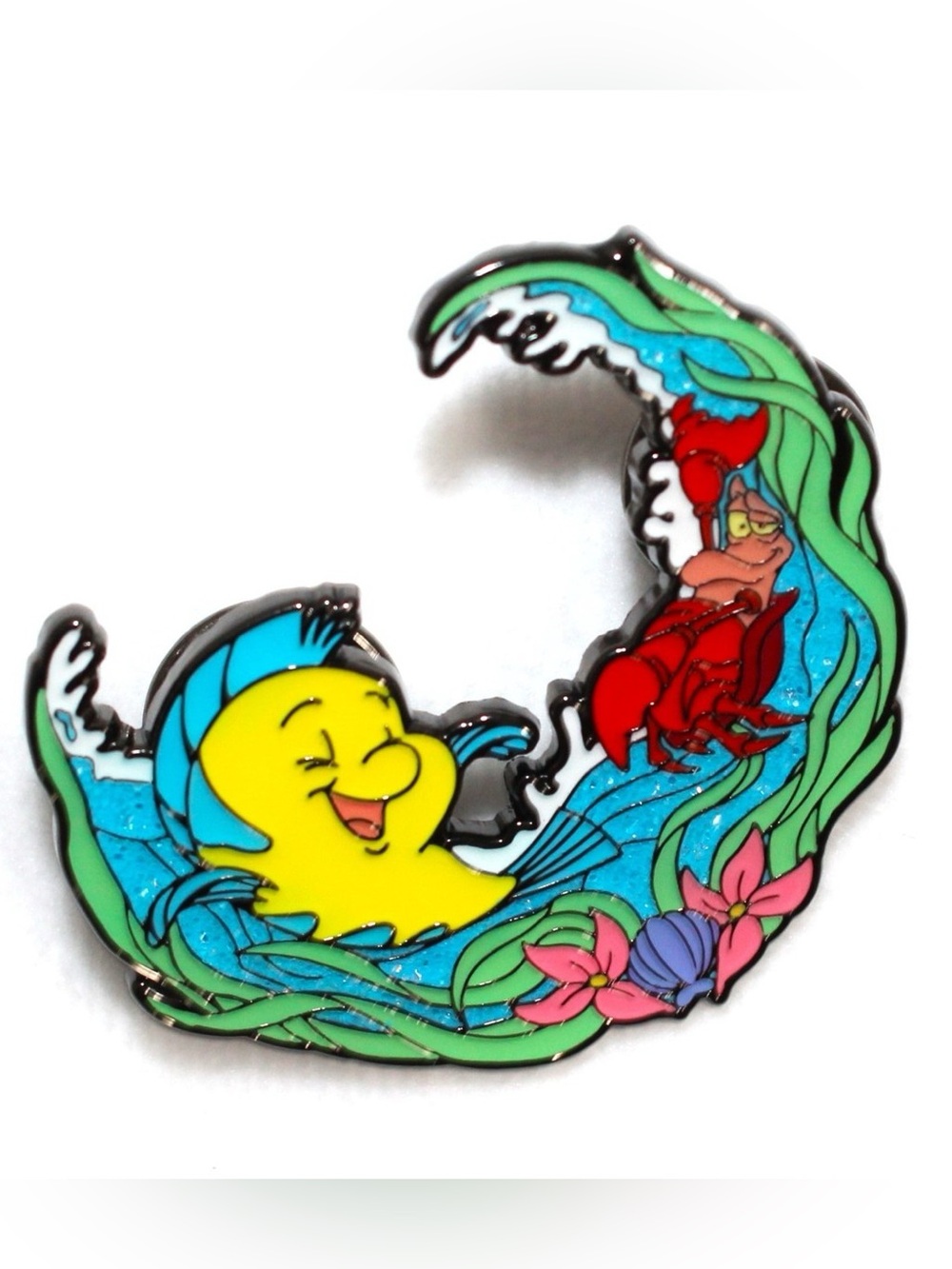 Loungefly Disney Sidekick Moon Pin Blind Box Little Mermaid Sebastian & Flounder